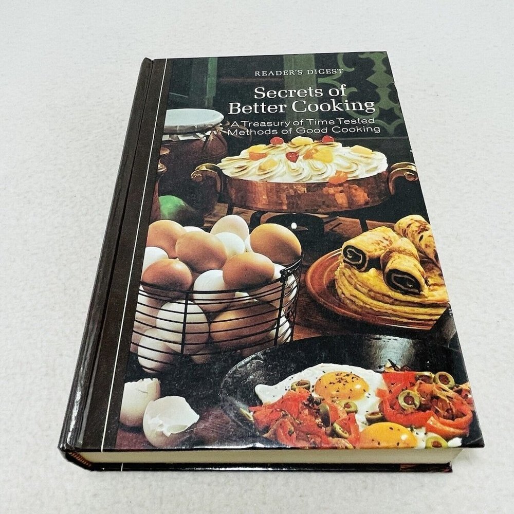 Reader Digest Secrets Better Cooking Recipe Cookbook Vintage Chef Delicious Food